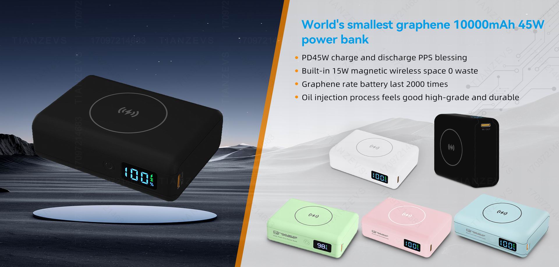 USB-C maximum output power 20W