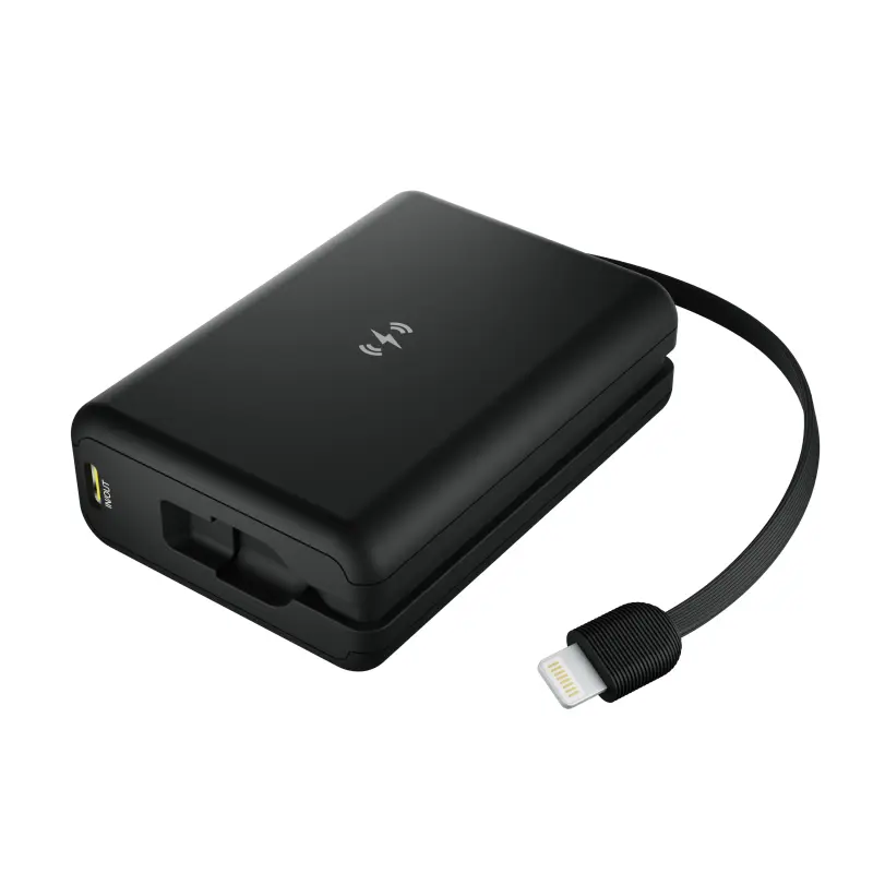 built-in lightning cable