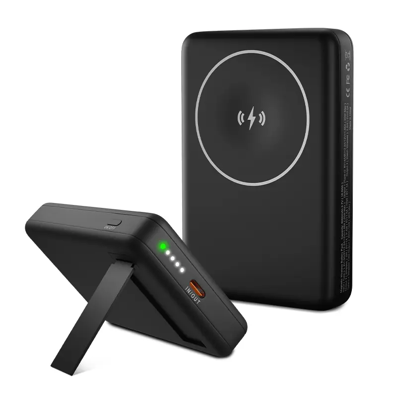 Factory PD20W 5000mAh Magnetic power bank with bracket