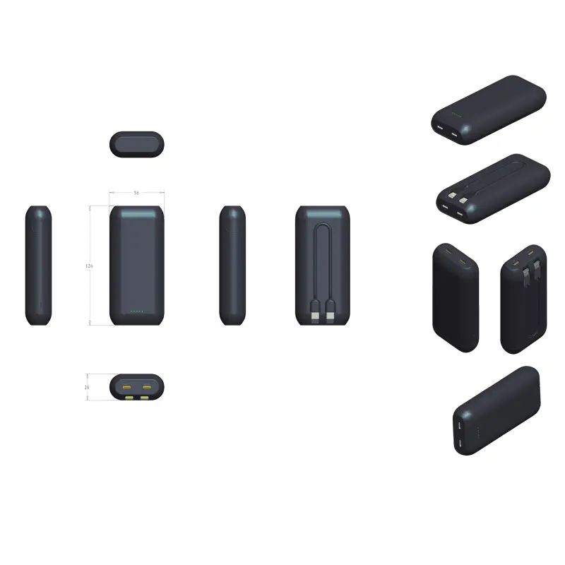 Graphene power bank, battery can be removed and replaced,...