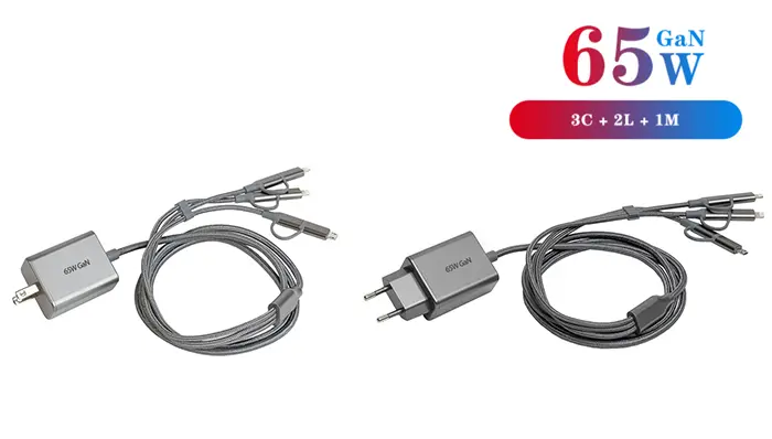 PD65W GaN shared charger