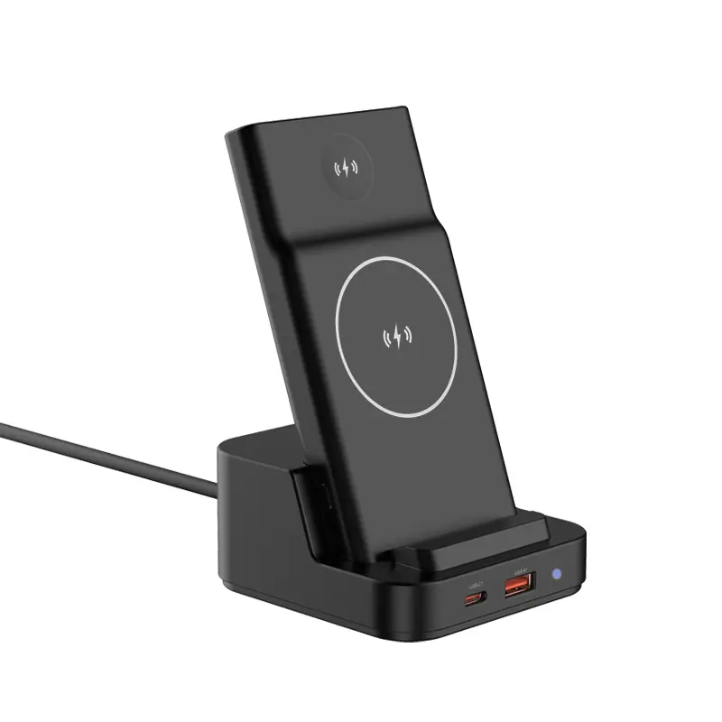 PD65W 10000mAh power bank with charging station