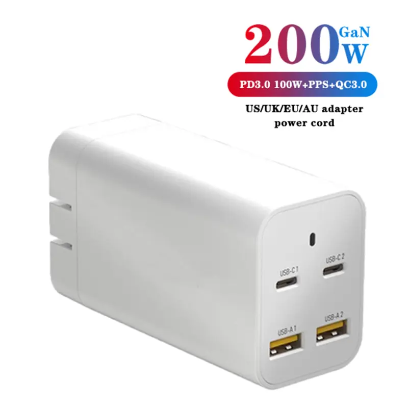 Wholesale PD100W & 200W GaN Charger PD3.0 2C2A