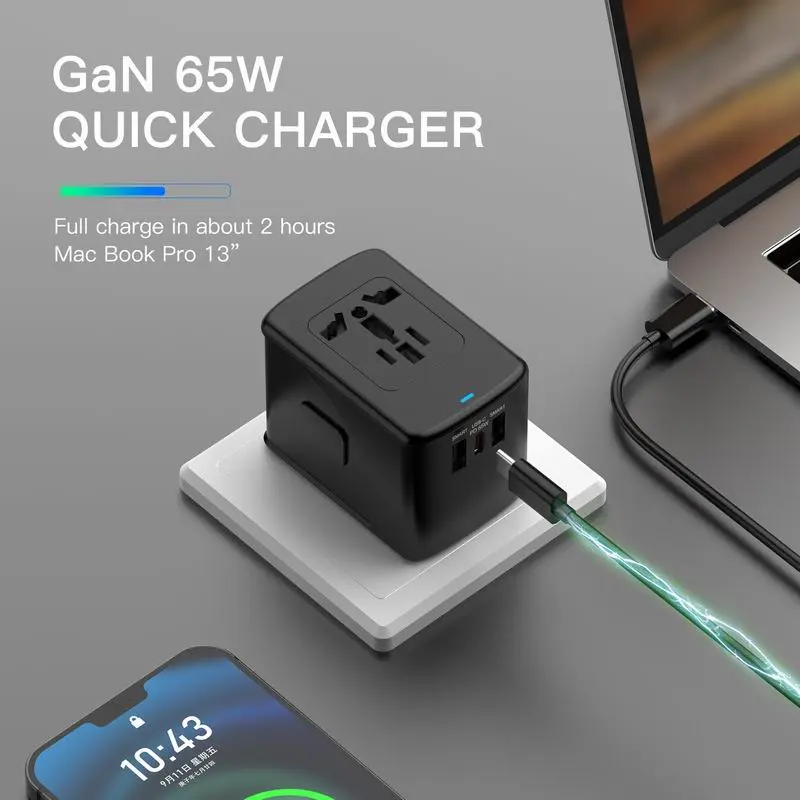 charging phone & laptop