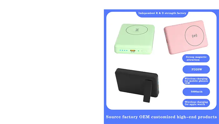 Magnetic power bank with bracket