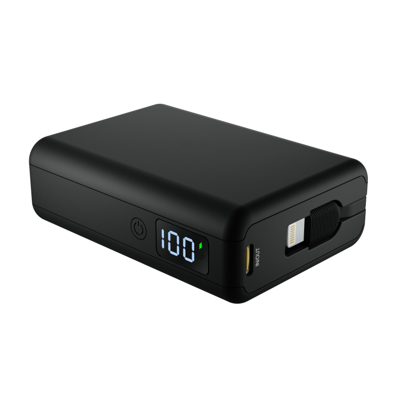 Wholesale Mini PD45W 10000mAh power bank built-in L cable without wireless
